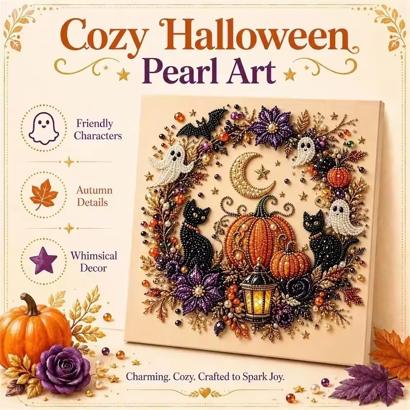 Resin Art Kits - @Halloween Ghost Pearl Art Kit untuk