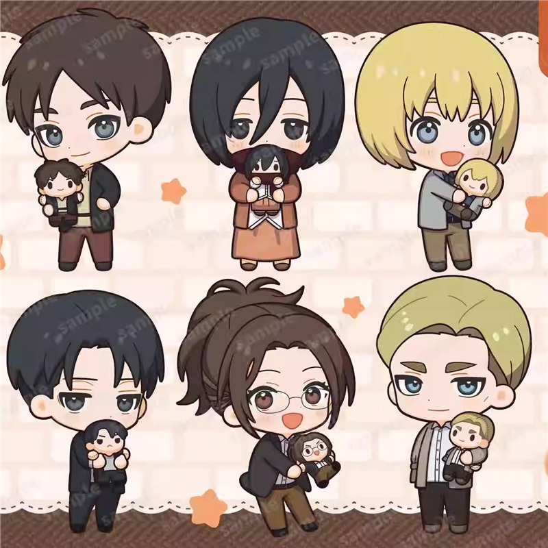 Resin Art Hanging - Attack on Titan Versi Q Chibi
