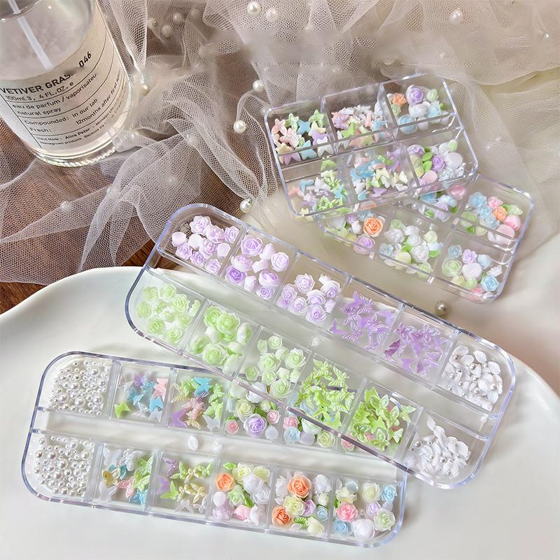 Resin Art Using Flowers - Kit Dekorasi Seni Kuku 3D 6