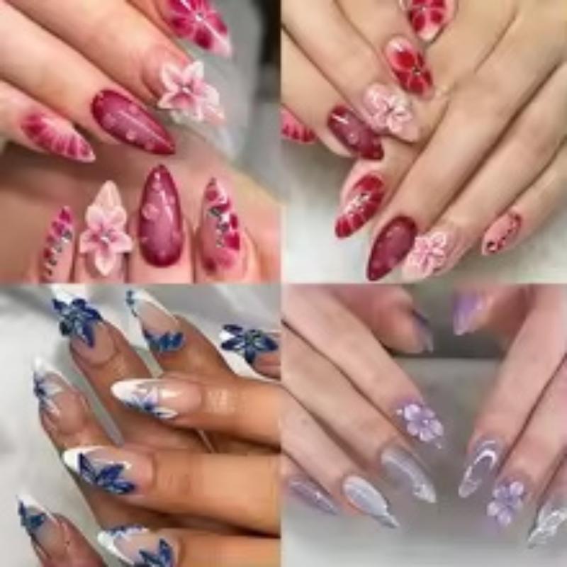 Resin Art Using Flowers - Cetakan Kuku Bunga Hibiscus 3D Silikon
