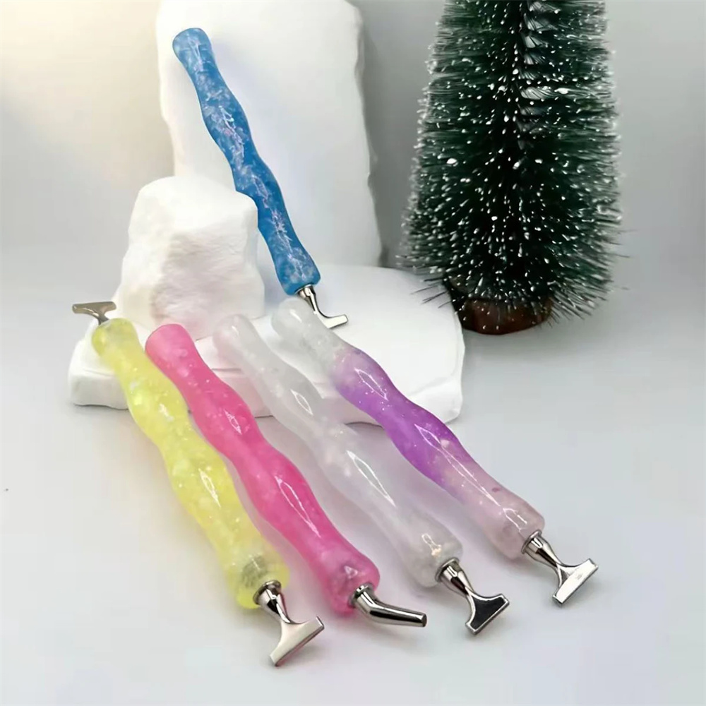 Resin Art Pen - Pena Lukis Berlian Resin Bergelombang Baru,