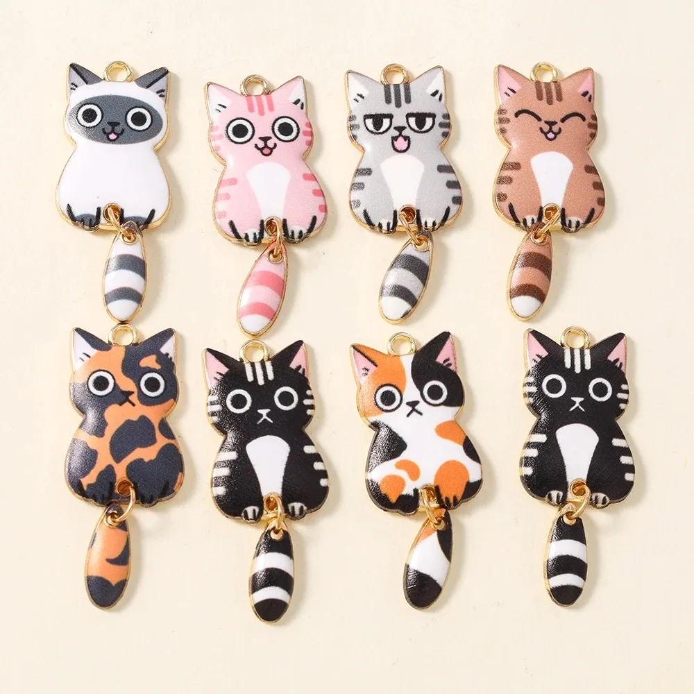 Resin Art Pendant - 10 Buah 16 × 39Mm Jimat