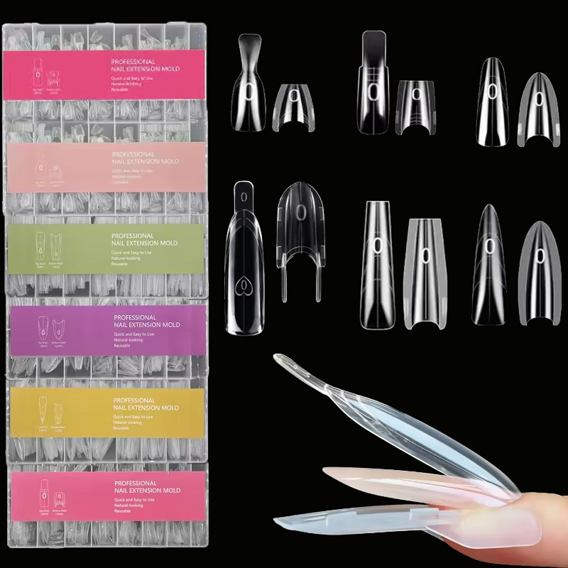 Resin Art Guide Free - 120/150/240 Buah Kuku Sandwich dalam Dua