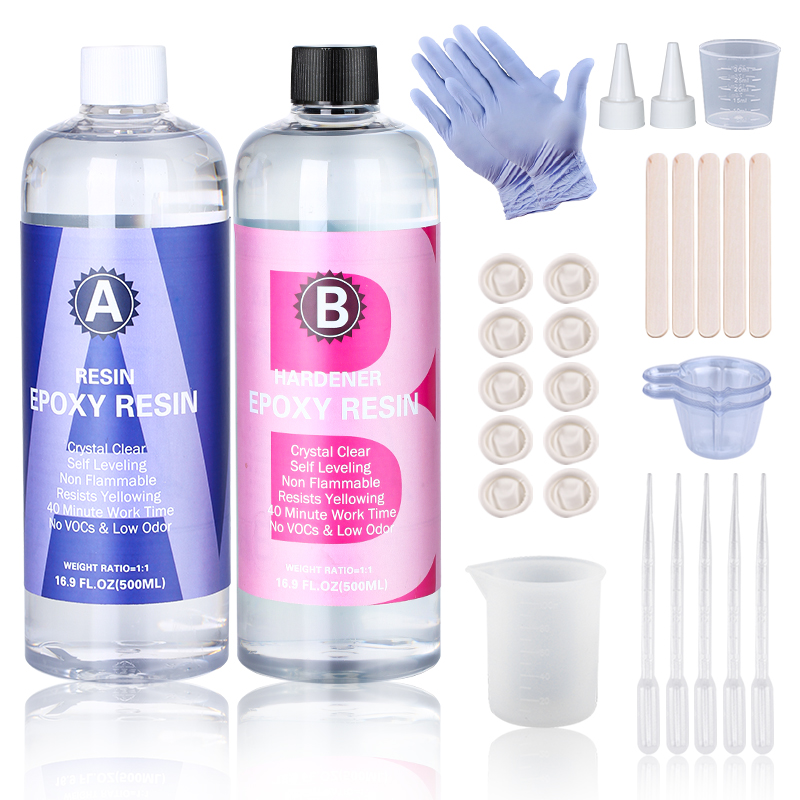 Resin Art Ratio - 1:1 Kit Resin Epoksi Sejernih Kristal