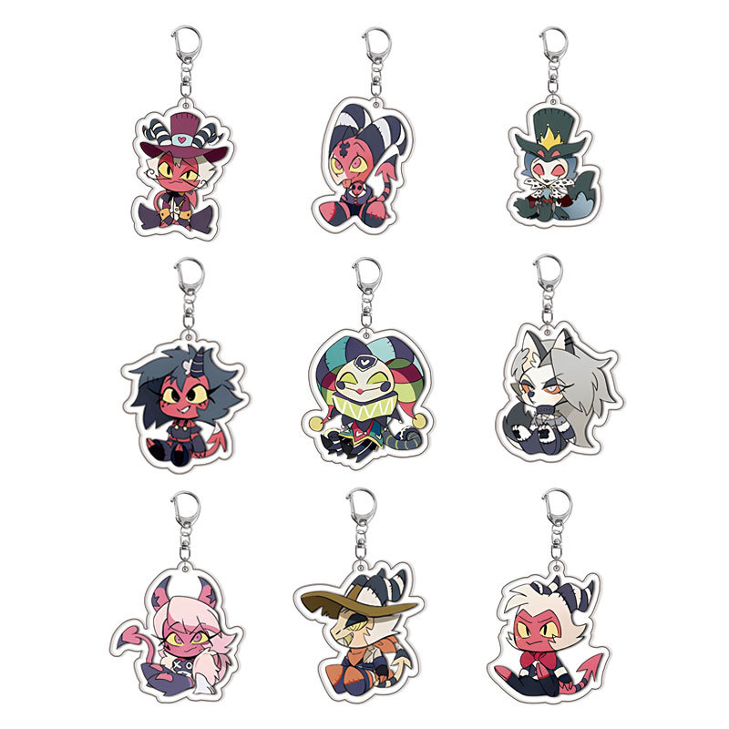 Resin Art Hanging - Hazbin Hotel Produk Akrilik Baru Terkait