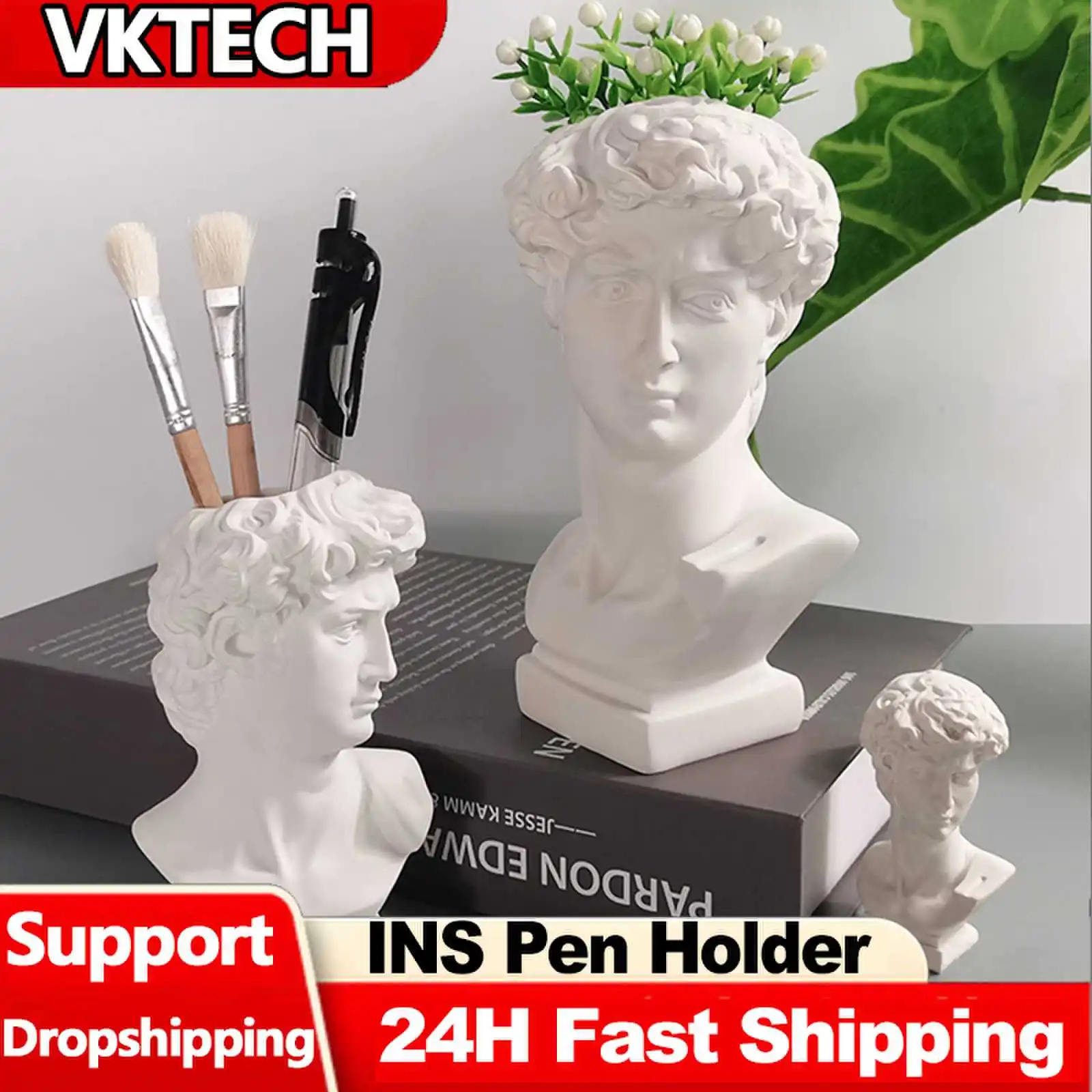 Resin Art Pen - Patung kreatif patung pemegang pena patung