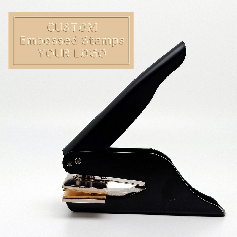 Resin Art Logo - Cap Embosser disesuaikan Logo pribadi kustomisasi