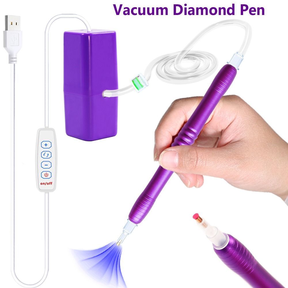 Resin Art Pen - Kit Pena Lukisan Berlian Vakum Elektrik