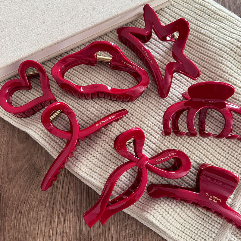 Koleksi merah Tahun Baru klip  - Resin Art Alphabet ulasan dan harga