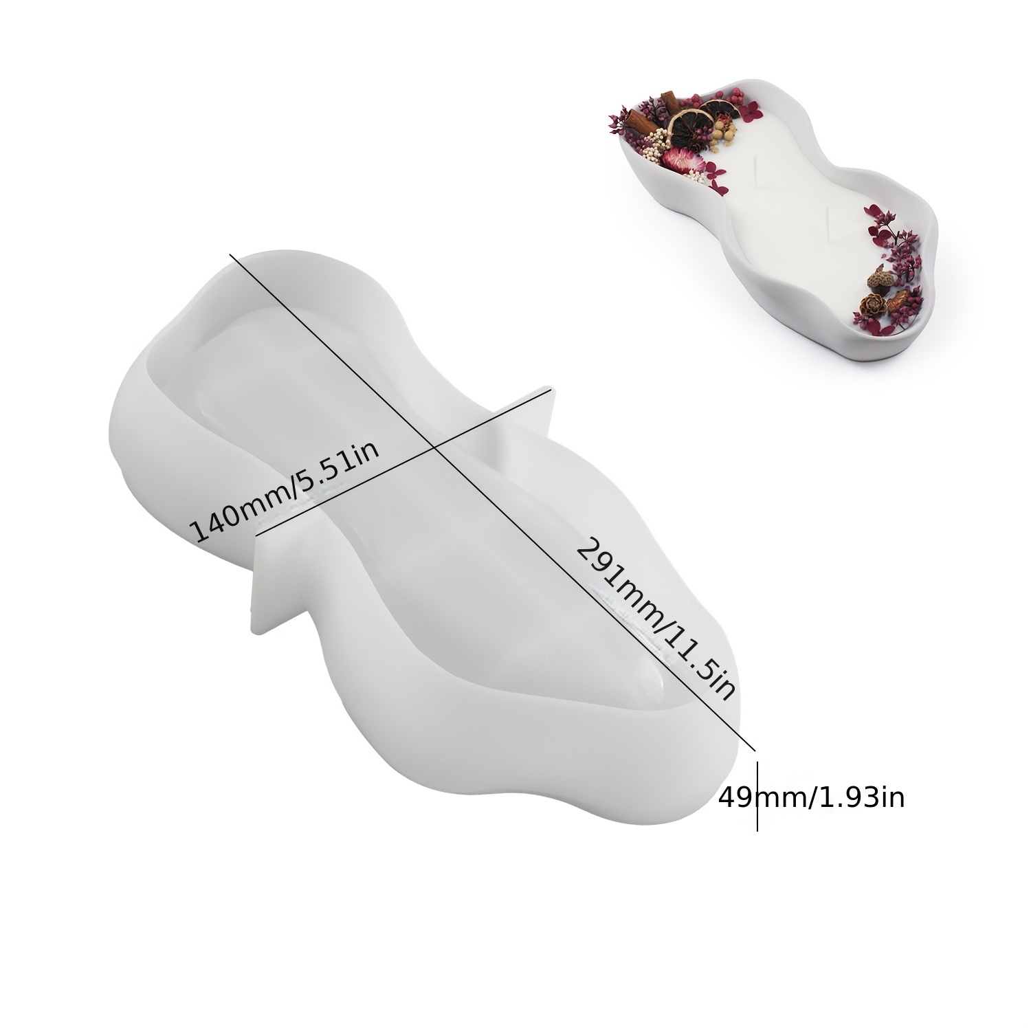 1 Cetakan Silikon Oval Besar T - Resin Art Alphabet ulasan dan harga