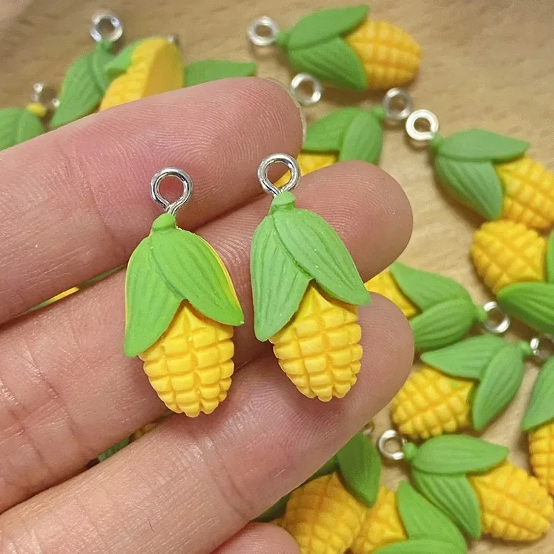 20 Buah Liontin Resin Sayuran  - Resin Art Pendant ulasan dan harga