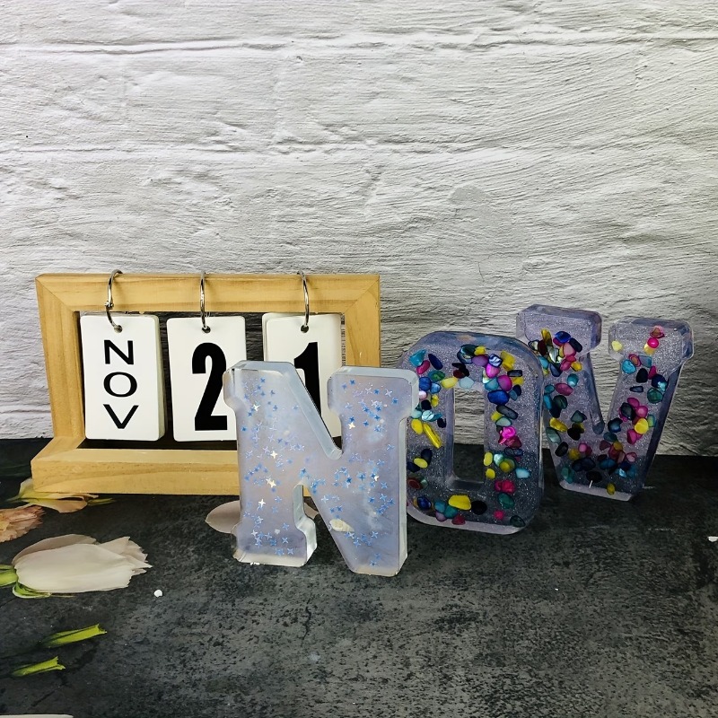 Cetakan Silikon Besar untuk Me - Resin Art Alphabet ulasan dan harga