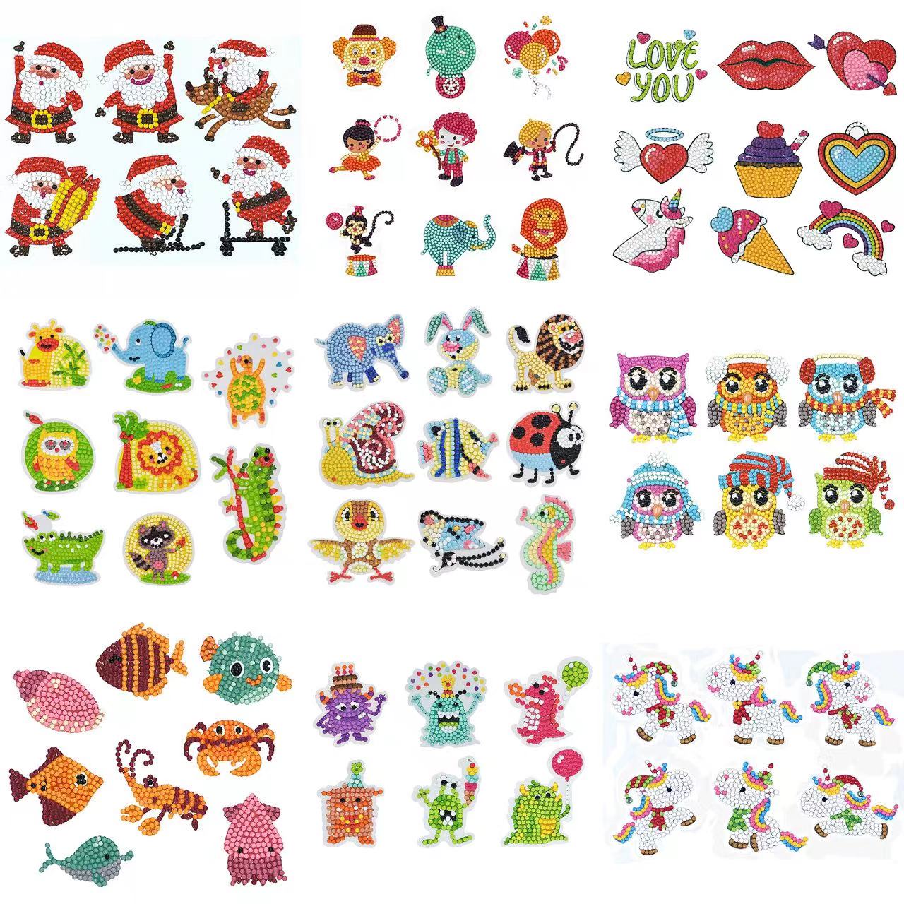 Stiker lukisan berlian 5D DIY  - Resin Art Kits ulasan dan harga