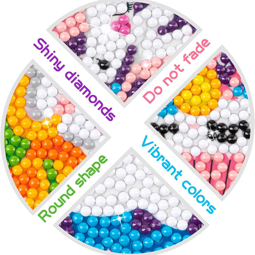 Stiker lukisan berlian 5D DIY  - Resin Art Kits ulasan dan harga
