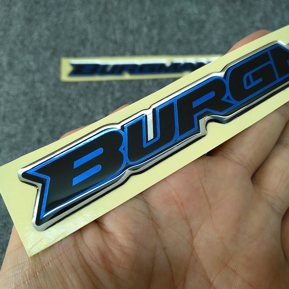 Untuk Suzuki Burgman AN125 AN2 - Resin Art Logo ulasan dan harga