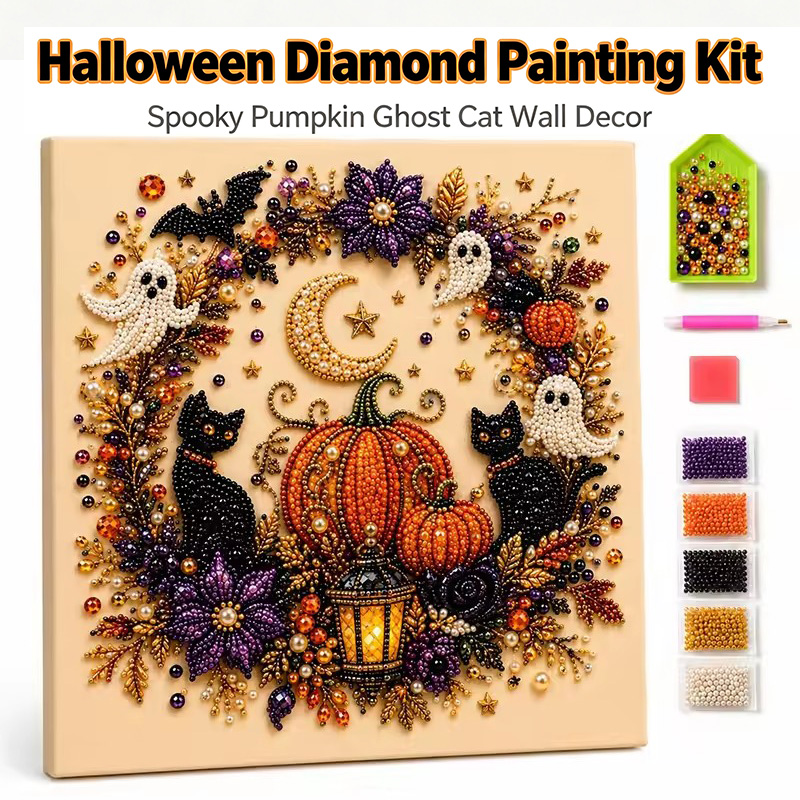 @Halloween Ghost Pearl Art Kit - Resin Art Kits ulasan dan harga