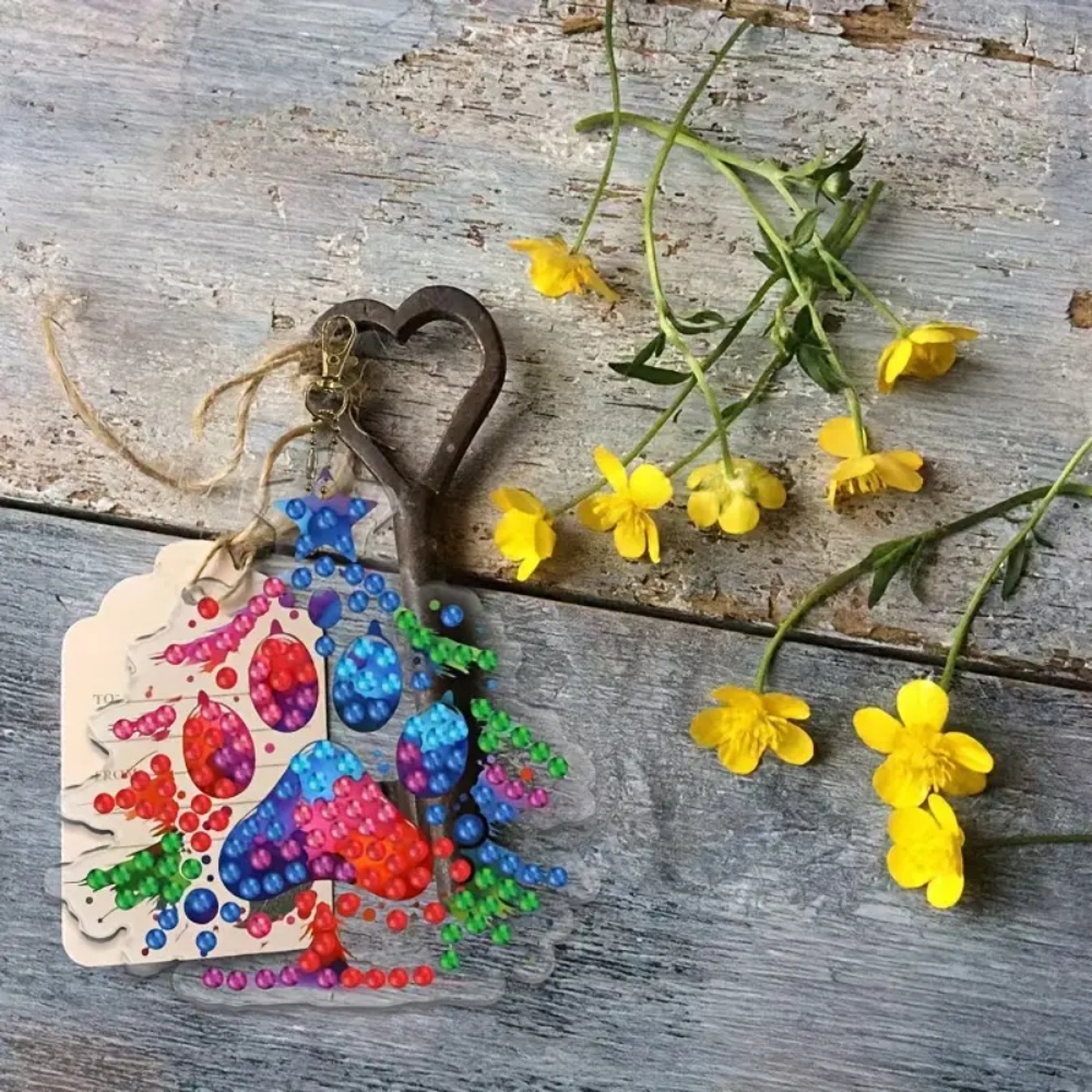 6 Buah/Set Gantungan Kunci Luk - Resin Art Pen ulasan dan harga