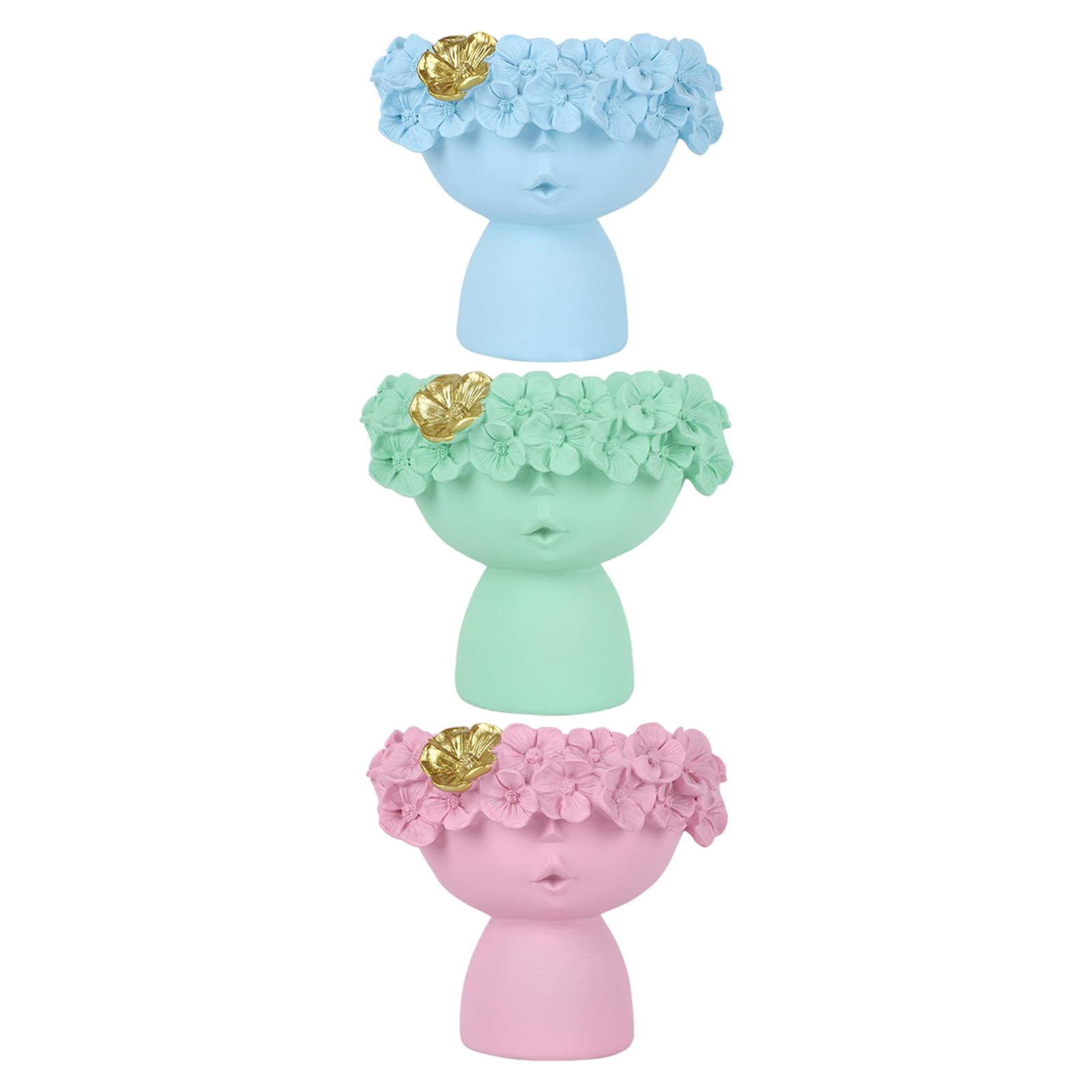Vas Keramik Kreatif Berbentuk  - Resin Art Table Top ulasan dan harga
