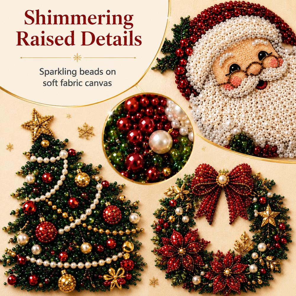 Kit Seni Mutiara Santa Claus N - Resin Art Frame ulasan dan harga