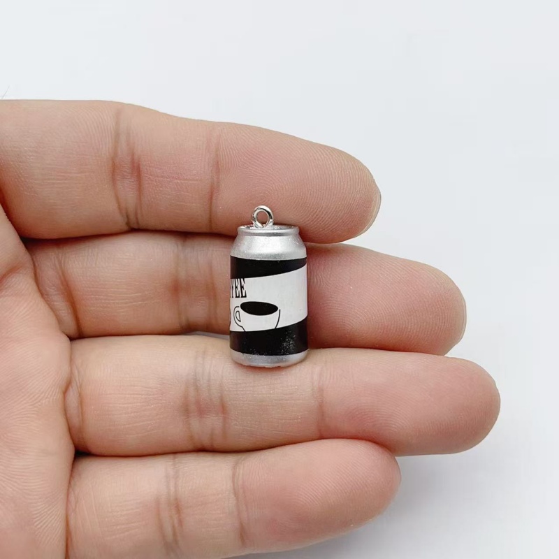 10Pcs Mini Simulasi Kaleng Min - Resin Art Pendant ulasan dan harga