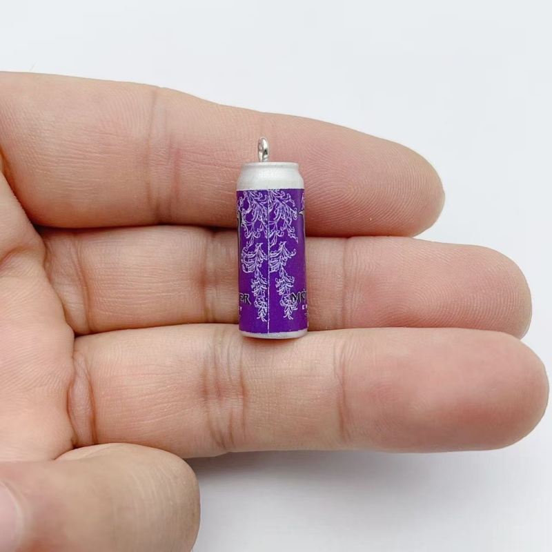 10Pcs Mini Simulasi Kaleng Min - Resin Art Pendant ulasan dan harga