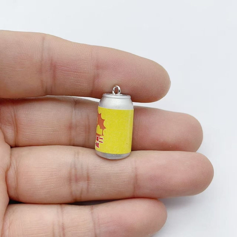 10Pcs Mini Simulasi Kaleng Min - Resin Art Pendant ulasan dan harga