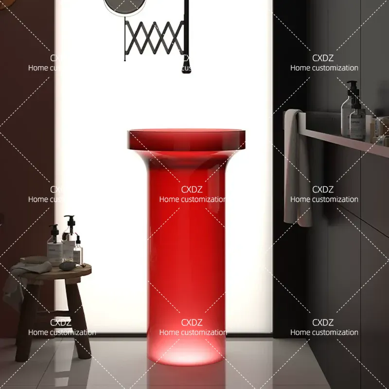 Wastafel Kolom Seni Resin Tran - Resin Art Floor ulasan dan harga