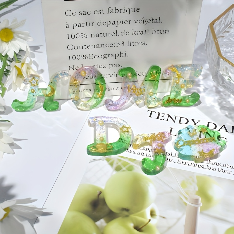 Cetakan resin gaya A cermin 26 - Resin Art Alphabet ulasan dan harga