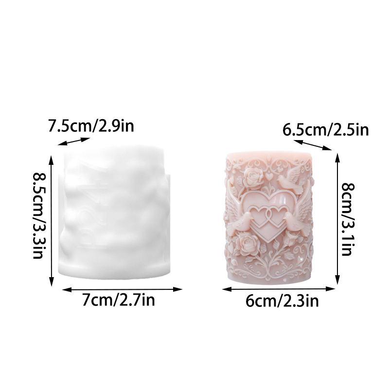 Cetakan Lilin Silikon Motif Me - Resin Art With Rose ulasan dan harga