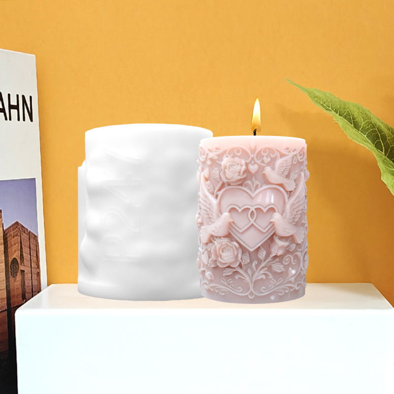 Cetakan Lilin Silikon Motif Me - Resin Art With Rose ulasan dan harga