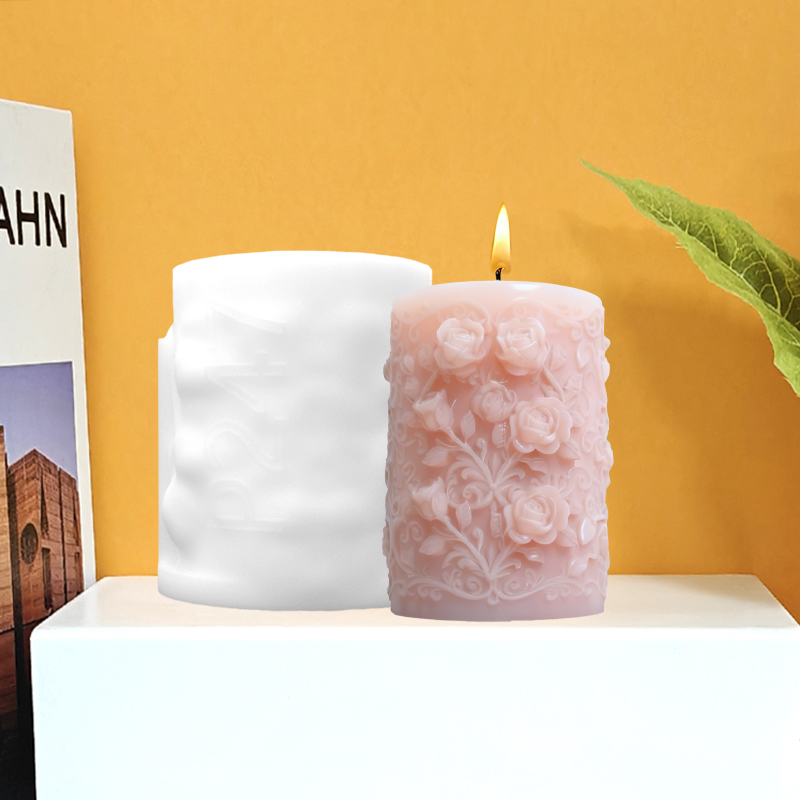 Cetakan Lilin Silikon Motif Me - Resin Art With Rose ulasan dan harga
