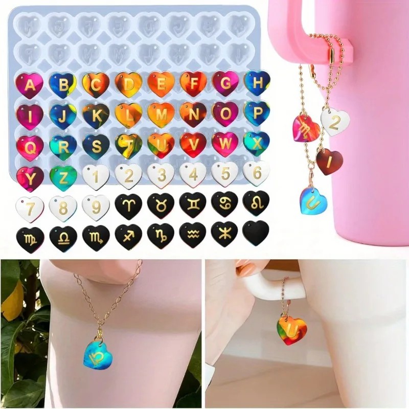 1 Buah Gelang Jimat Liontin Ko - Resin Art Alphabet ulasan dan harga