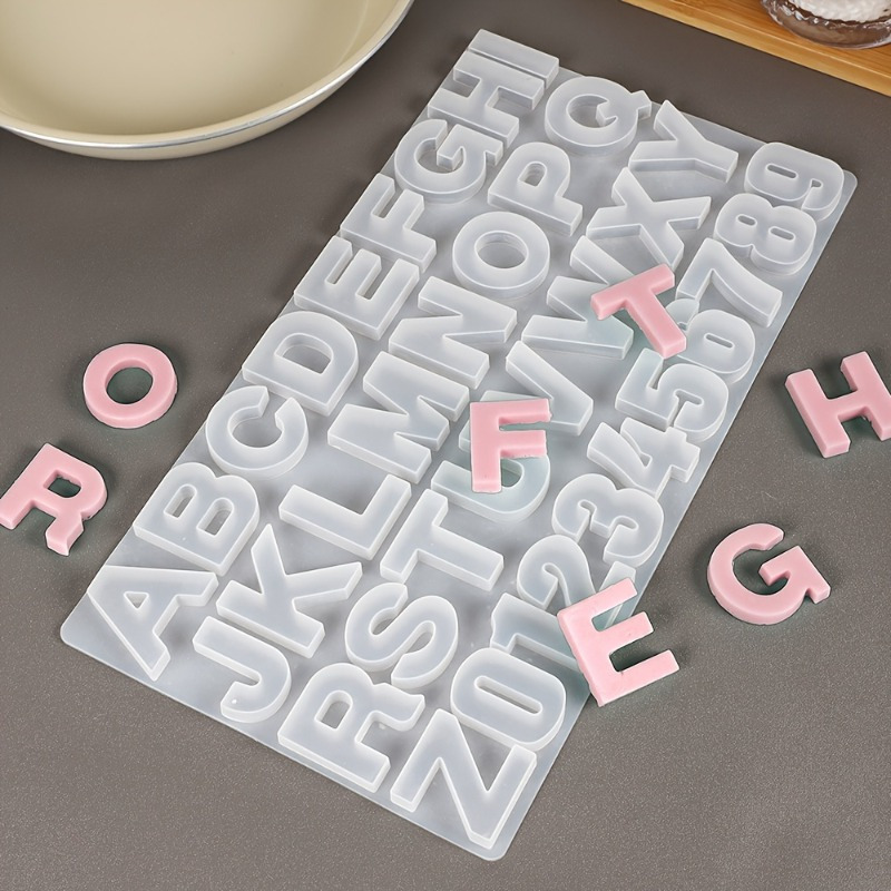 Cetakan Silikon Huruf A Sampai - Resin Art Alphabet ulasan dan harga
