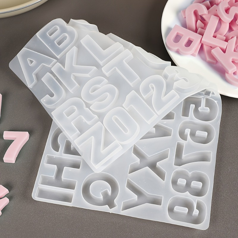 Cetakan Silikon Huruf A Sampai - Resin Art Alphabet ulasan dan harga