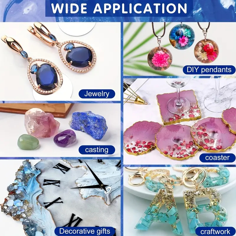 Kristal bening Epoxy Resin Kit - Resin Art Ratio ulasan dan harga