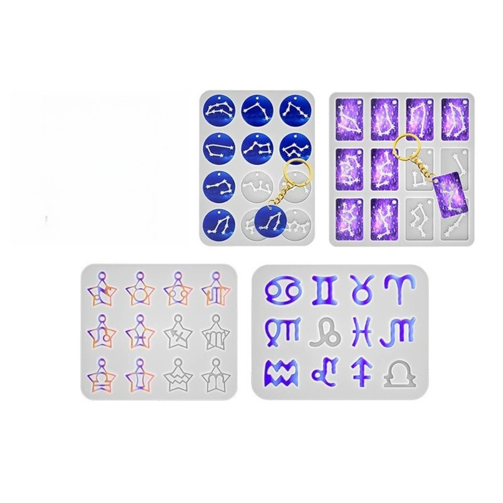 4styles Cetakan Resin 12 Zodia - Resin Art Alphabet ulasan dan harga