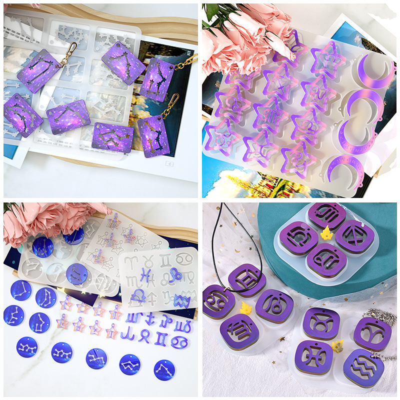 4styles Cetakan Resin 12 Zodia - Resin Art Alphabet ulasan dan harga