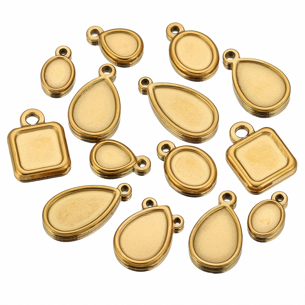 5 pcs Baki Liontin Persegi, Bu - Resin Art Pendant ulasan dan harga