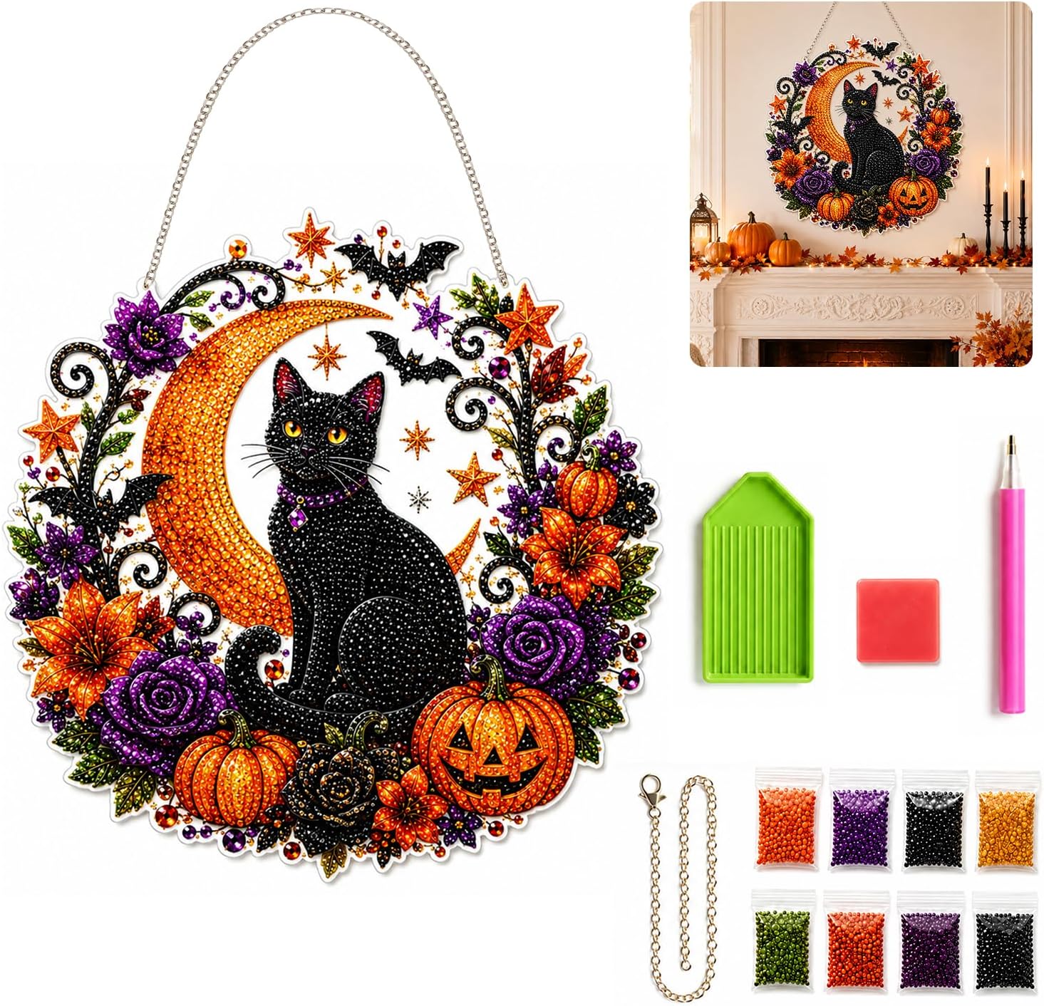 Kit Hiasan Gantung Seni Berlia - Resin Art Kits ulasan dan harga