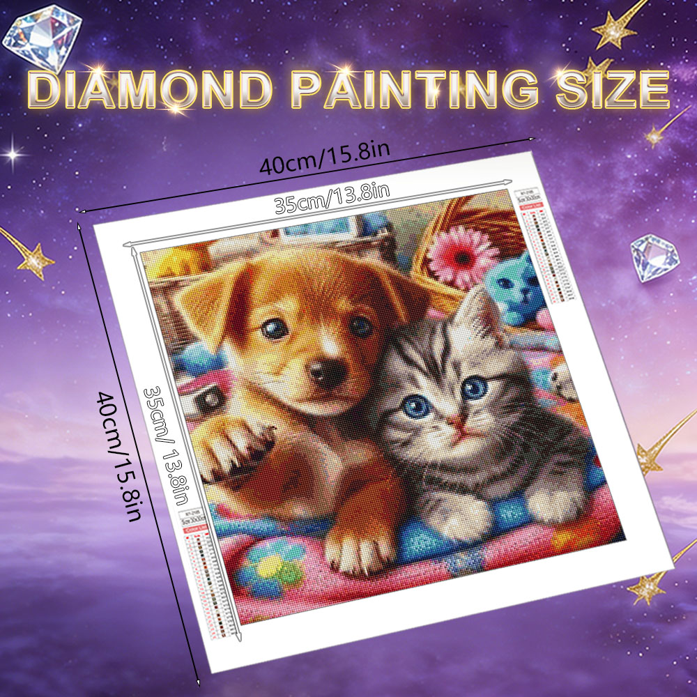 HUACAN 5d Diy Diamond Mosaic K - Resin Art With Rose ulasan dan harga
