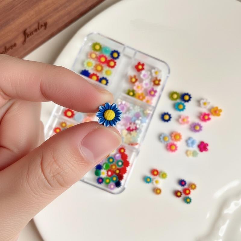 Hiasan Kuku Bunga Matahari Sum - Resin Art Using Flowers ulasan dan harga