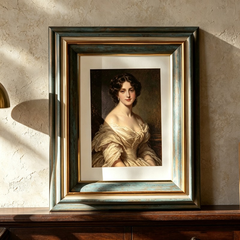 Bingkai Gambar Vintage A4 6‑10 - Resin Art Table Top ulasan dan harga
