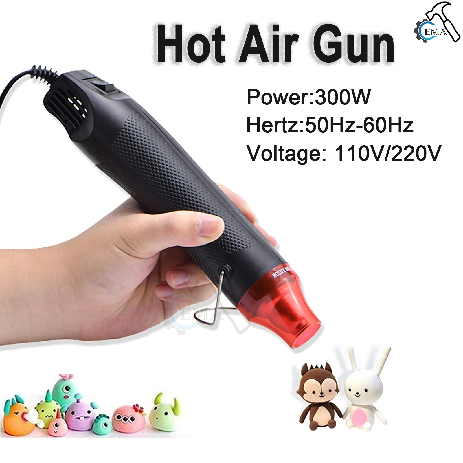 Pistol udara panas standar US  - Resin Art Heat Gun ulasan dan harga