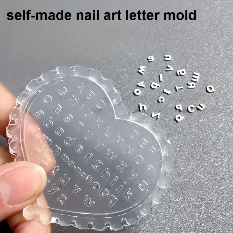 1 Buah Cetakan Huruf Seni Kuku - Resin Art Alphabet ulasan dan harga