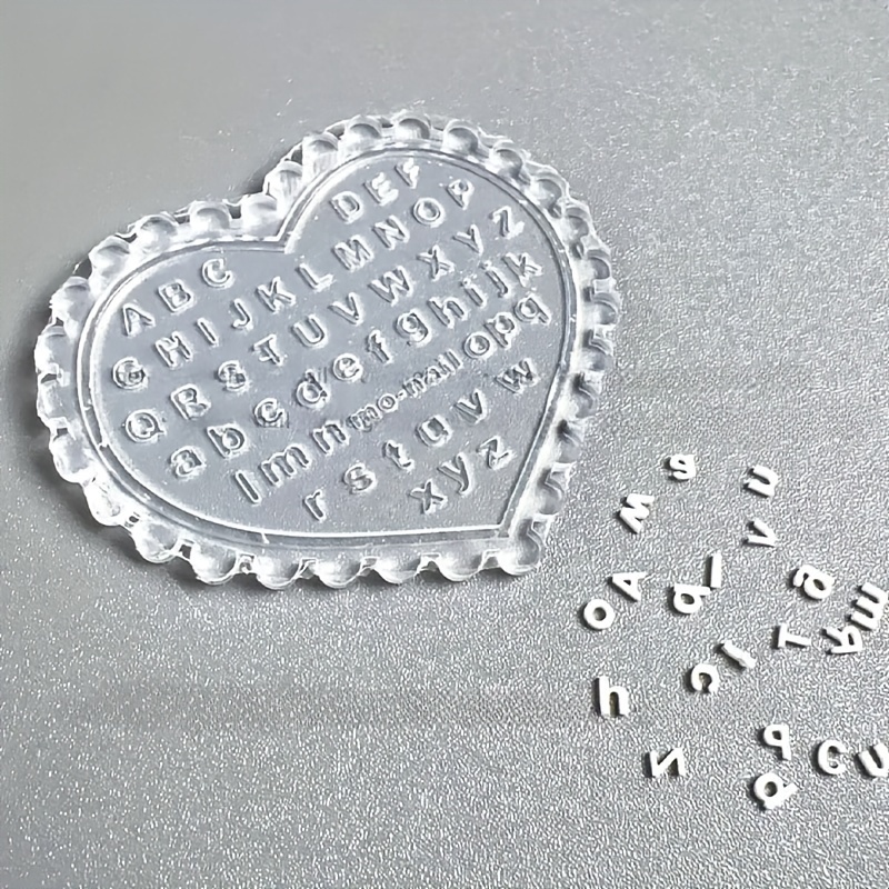 1 Buah Cetakan Huruf Seni Kuku - Resin Art Alphabet ulasan dan harga