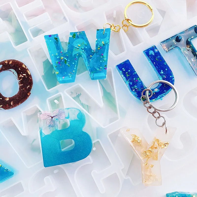 Cetakan Silikon Resin Epoksi A - Resin Art Alphabet ulasan dan harga