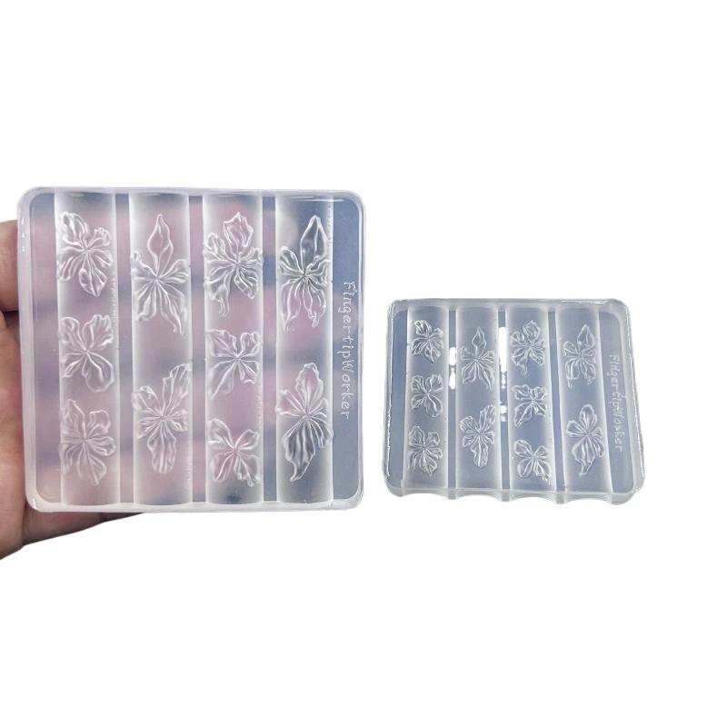Cetakan Silikon Kuku 3D Motif  - Resin Art Using Flowers ulasan dan harga