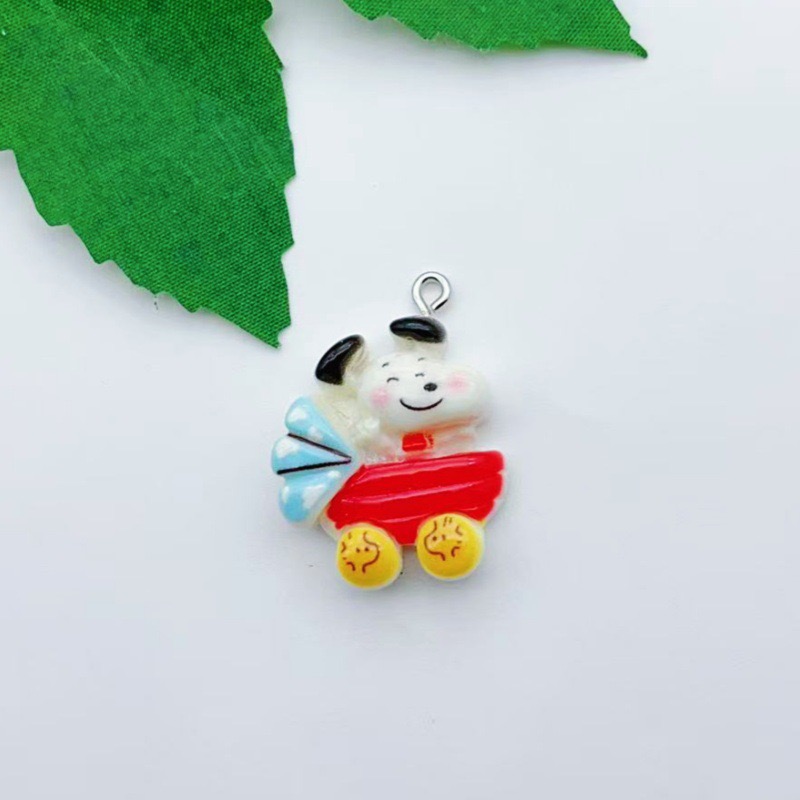 12 buah liontin anjing kartun  - Resin Art Pendant ulasan dan harga