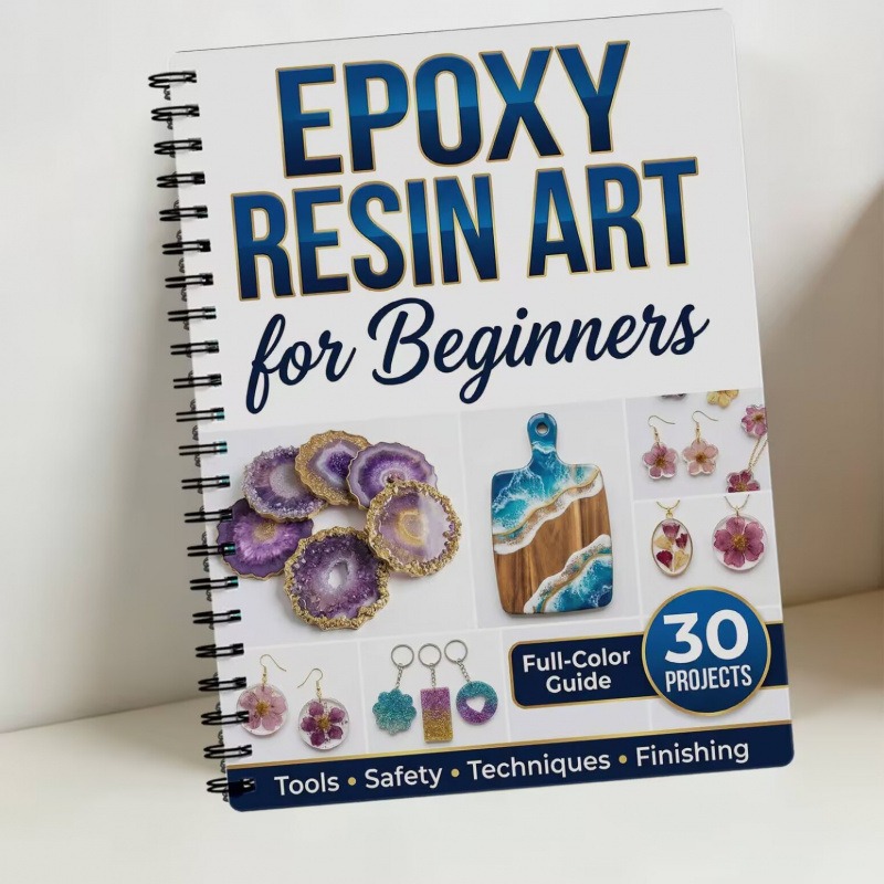 Panduan Pembuatan Kerajinan Re - Resin Art Guide Free ulasan dan harga