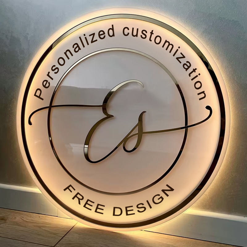 Logo Bisnis Akrilik Kustom Lam - Resin Art Logo ulasan dan harga